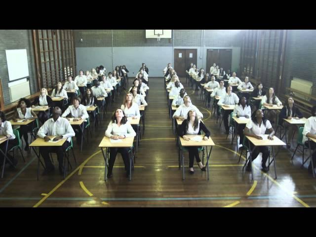 Mexican Wave in Exam Hall | Childline