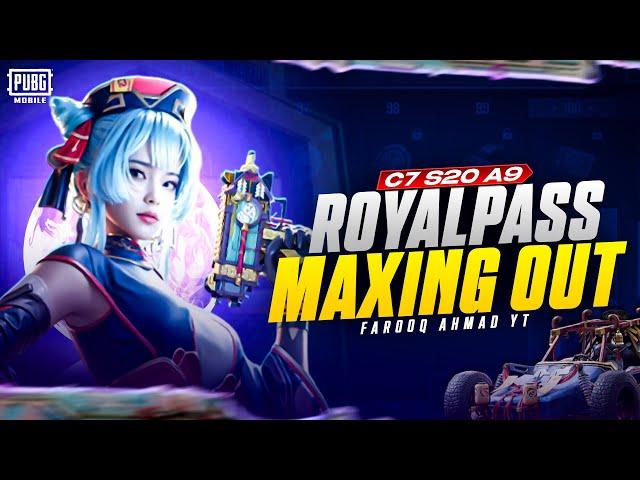 C7S20 A9 Royal Pass Maxing Out | 5 RP Giveaway |  PUBG MOBILE 