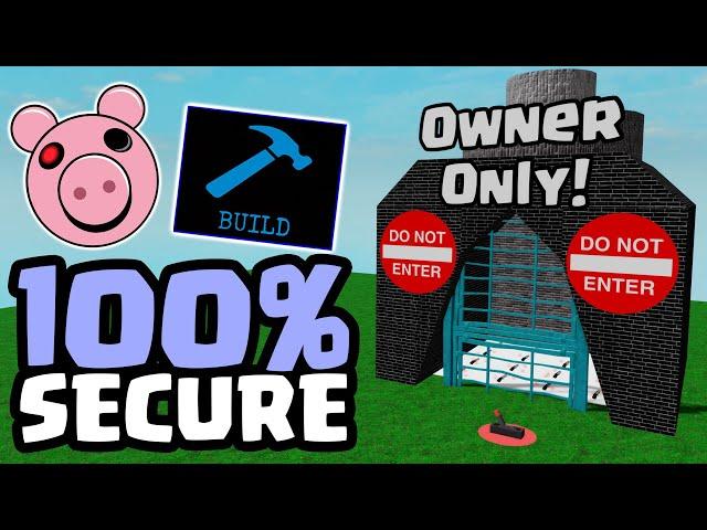 How To Build: ADVANCED Owner-Only Room in Piggy Build Mode