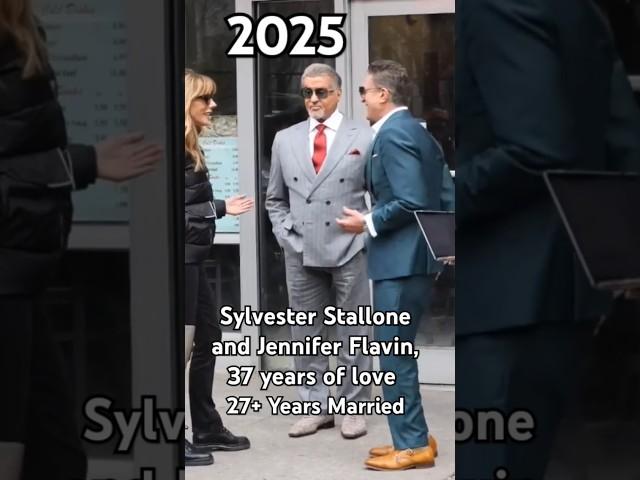 Sylvester Stallone & Jennifer Flavin: 37 Years of Love #sylvesterstallone #rocky  #rambo #love