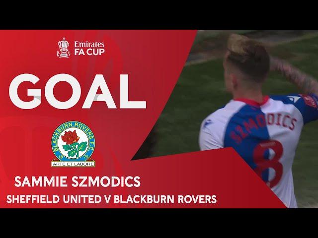 GOAL | Sammie Szmodics | Sheffield United 1-2 Blackburn | Quarter-Final | Emirates FA Cup 22-23