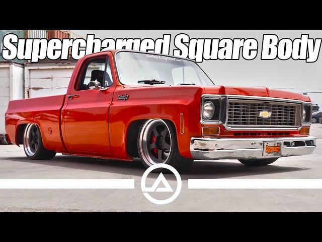 Garage Built 600WHP Square Body Chevy Truck Grips & RIPS!