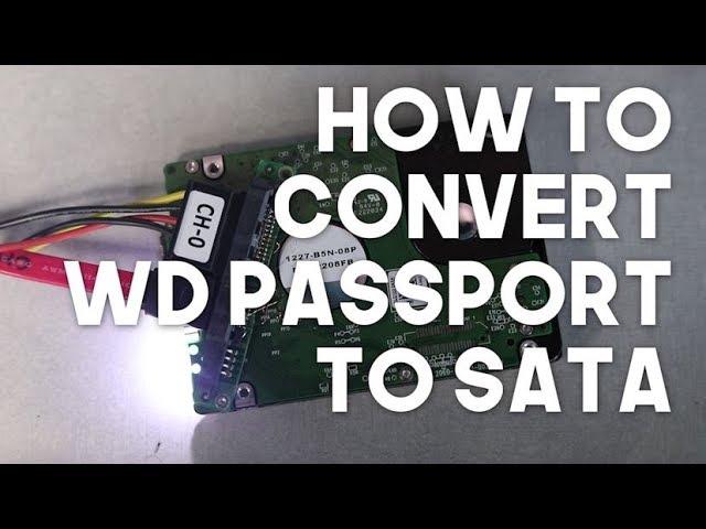 How to convert WD Passport PCB to SATA | data recovery