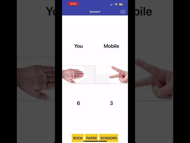 MIT App Inventor Rock Paper Scissors Game