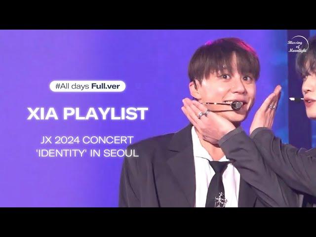  𝐏𝐥𝐚𝐲𝐥𝐢𝐬𝐭 JX콘 김준수 플레이리스트  정품의 맛 ‍ 올콘 즐길 준비 완료  JX 2024 CONCERT 'IDENTITY' in Seoul