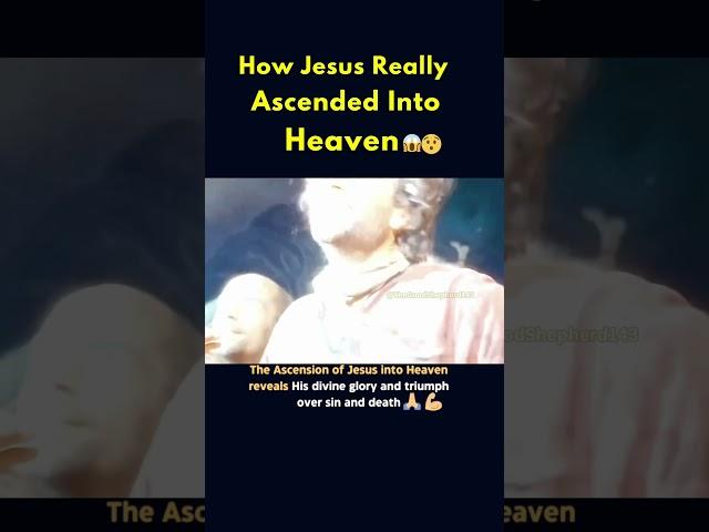 How Jesus Really Ascended Into Heaven  #shorts #youtube #catholic #ascension #jesus #fyp
