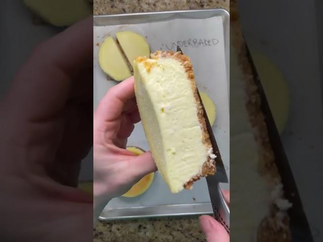 baking cheesecake