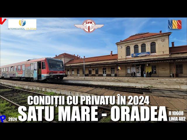 Poate cel mai popular tren de pe acest traseu | Satu Mare - Oradea 13 Oct 2024