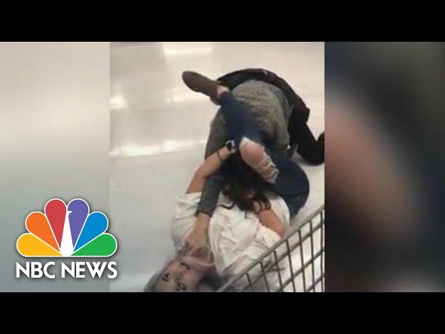 Black Friday Shoppers Fight For Deals, Brave Long Lines And Crowds | NBC Nightly News