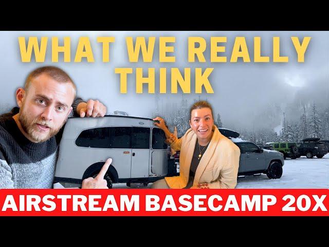 Airstream Basecamp 20x Winter Camping - 4 season trailer