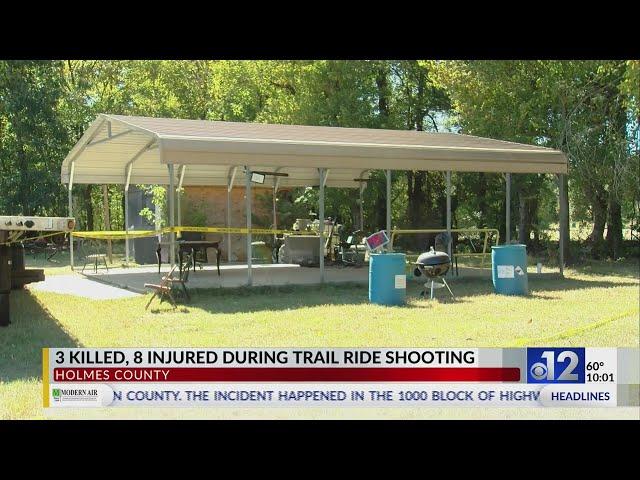 3 killed, 8 injured during Mississippi trail ride shooting