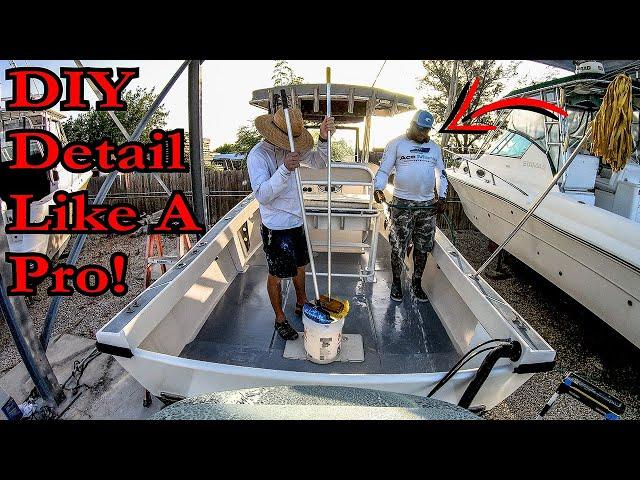 How Professional's Clean Boats!