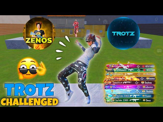 BEST FUNNYWOW GAMEPLAY WITH TROTZ CHALLENGED ME1VS1 GUN GAME DEATH MATCHPubg Mobile