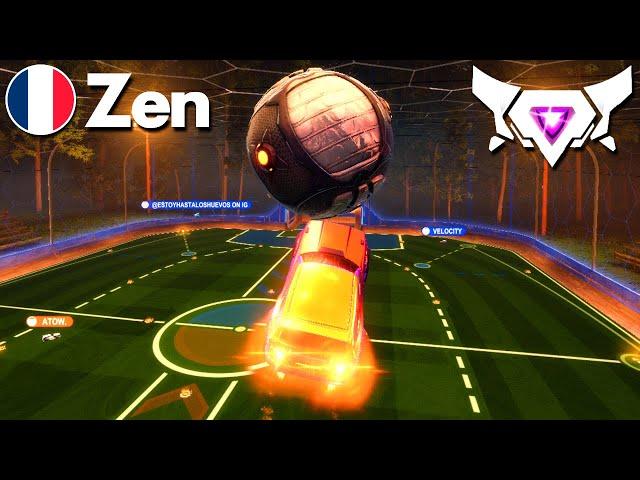 ZEN + ATOW is OVERPOWERED in Rocket League! (SSL 2v2)