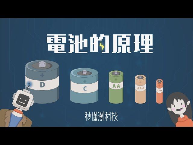 【秒懂潮科技】探索電池的神秘世界：原理、大小區別