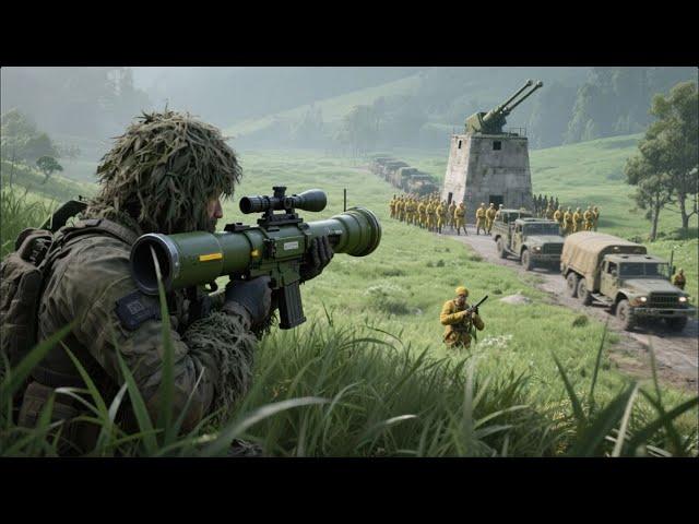 Exciting Kung Fu Fight:Kung fu master goes berserk!Blows up Japanese fortress with a rocket launcher