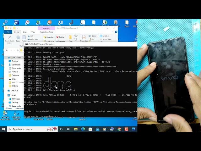 vivo y11 unlock password free tool | vivo y11 frp bypass
