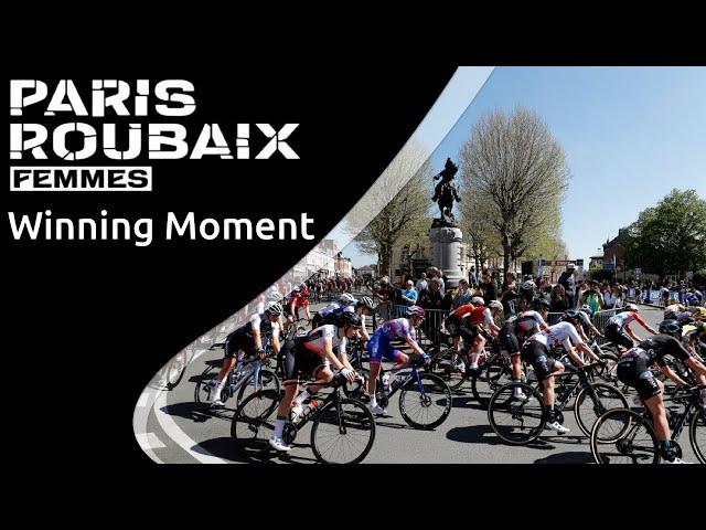 Winning moment: Paris-Roubaix Femmes avec Zwift 2023