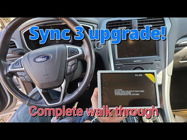 Ford Sync 2 to 3 upgrade COMPLETE WALKTHROUGH full length