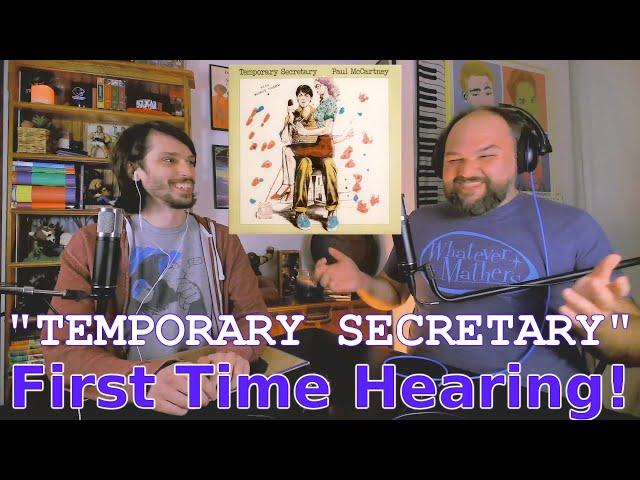 Audio Engineer Reacts to "Temporary Secretary" by Paul McCartney!