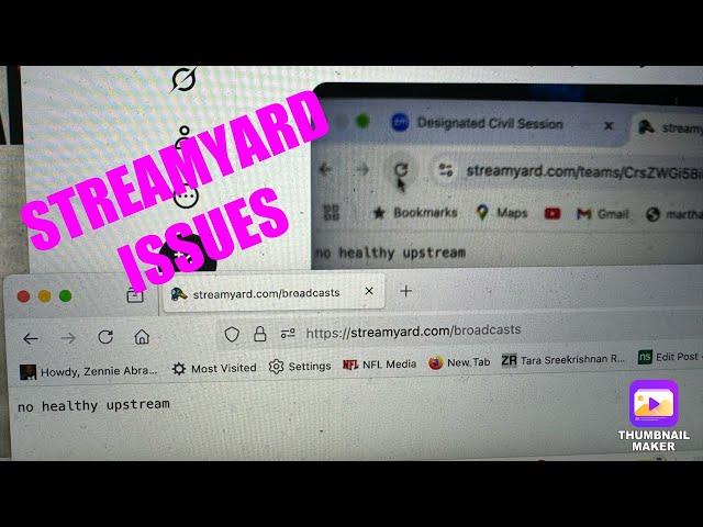 StreamYard Not Working: “No Healthy Upstream” But Why Is That The Case As Many Have The Problem
