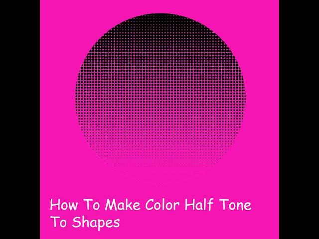 How to Create Dotted Halftone Images To Shapes in Photoshop  ( Easy Adobe Photoshop Tutorial )