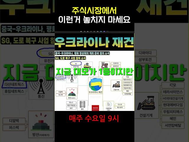 생방송에서 관련주 정리해드려요