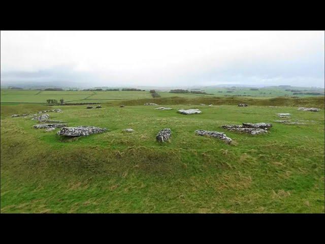 Arbor Low Neolithic Stone Circle, (The Stonehenge of the North) Derbyshire UK