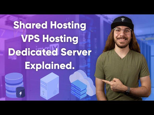 Different Types of Web Hosting Explained! | Shared Hosting vs. VPS Hosting vs. Dedicated Server