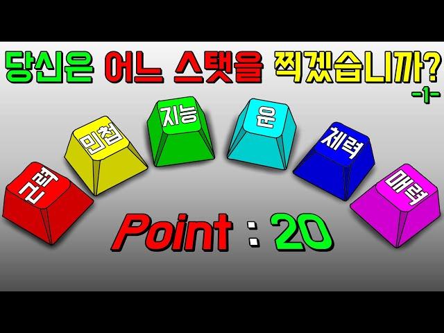 스탯을 찍을 수 있는 세상 1 [기시니 스릴러툰]