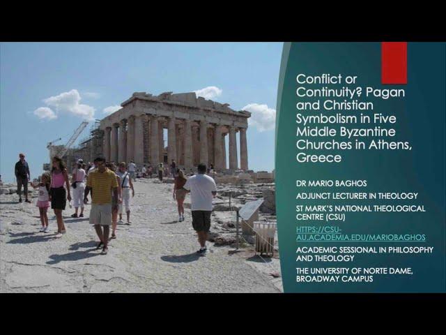 Conflict or Continuity? Pagan and Christian Symbolism in Five Middle Byzantine Churches in Athens