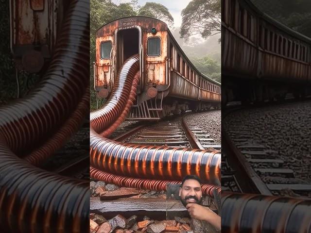 Nature Exploration | Travel Discovered IAbandoned Train #shorts #trending #ai