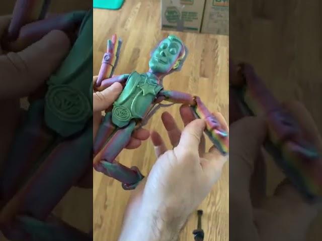 3D printed Woody ASMR video - toy story