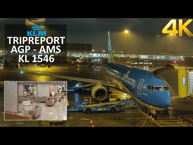  [4K] TRIPREPORT | KLM | Boeing 737-800 |  Malaga - Amsterdam | Economy class