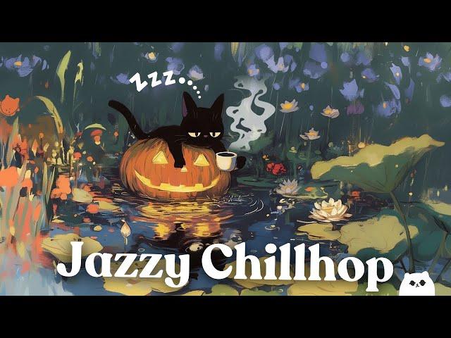 Halloween Lo-fi & Jazzy Chillhop ️ "A day without coffee is like a joke."