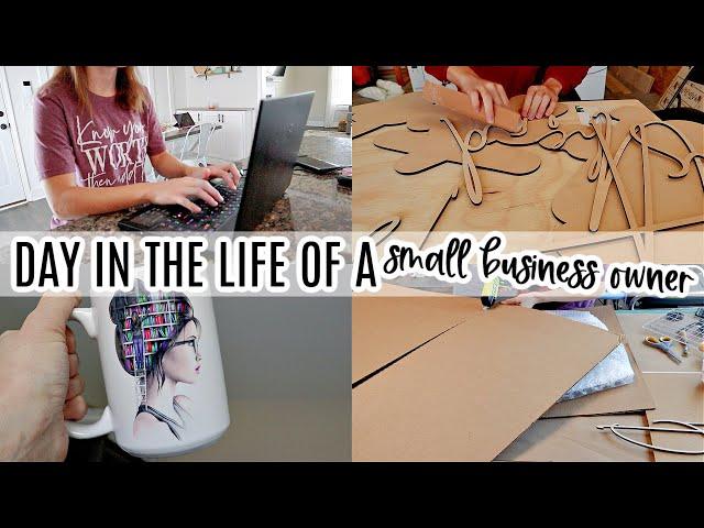 Day in the Life of a Small Business Owner | Etsy Studio Vlog