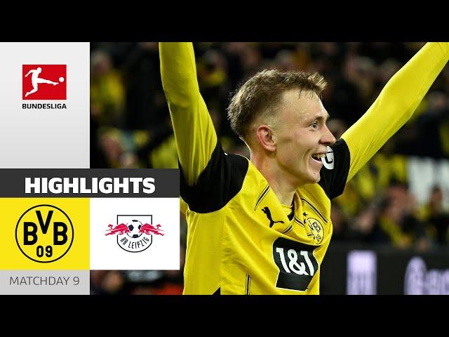 Dortmund Turns The Game Around! | Borussia Dortmund - RB Leipzig 2-1 | Highlights | Matchday 9