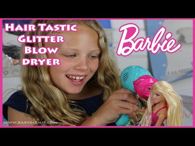 Barbie Hair Tastic Glitter Blow Dryer Review by Junior Gizmo