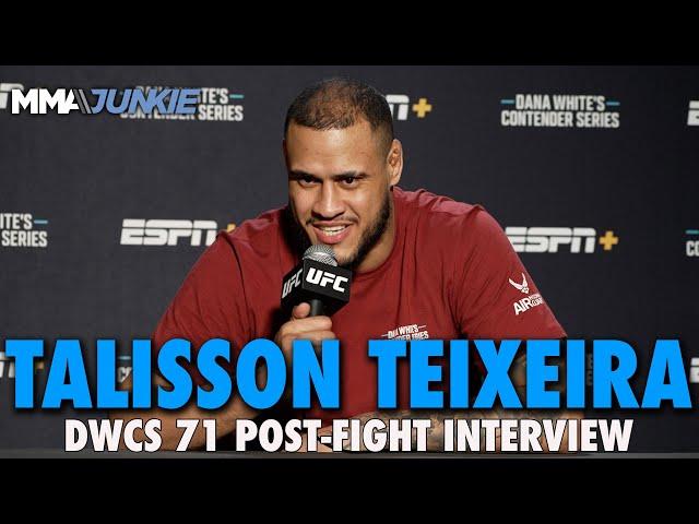 6-foot-7 Tallison Teixeira Plans to Make Noise in UFC Heavyweight Division | DWCS 72