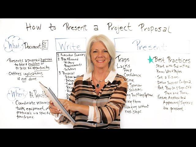 How to Present a Project Proposal - Project Management Training