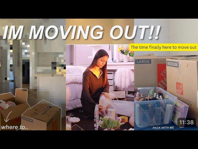 vlog : I'm moving OUT! pack with me to move into my new apartment  | moving ep. 2 | Gulguli Singh