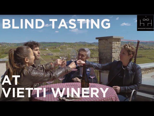 Blind Tasting Session - Luca and Elena from Vietti Winery