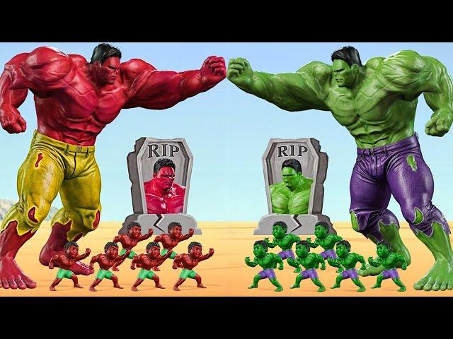 Recuse Team HULK Family Vs Evolution of HULK: Returning from the Dead SECRET | LIVE ACTION STORY