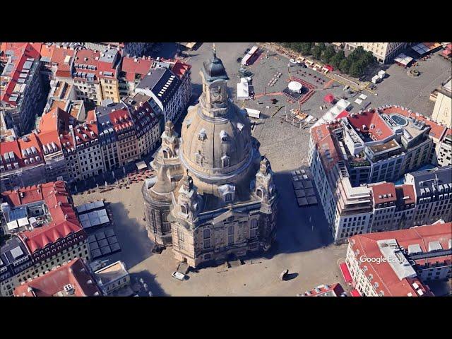 The Frauenkirche is a Lutheran church in Dresden Germany