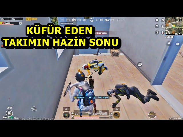 KÜFÜR EDEN TAKIMIN HAZİN SONU ! BATUR GAME SOLO SQUAD PUBG MOBİLE