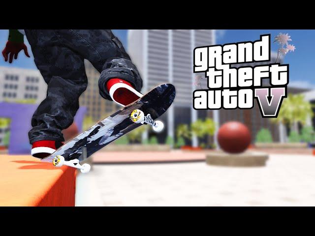 Skating a GTA V Skate Spot in Session!?