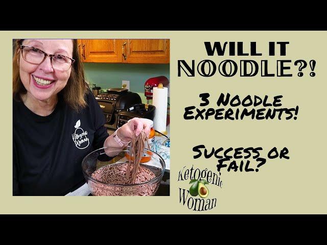 Will It Noodle? | Viral Noodle Experiments using Powdered Bone Broth and KetoChow!