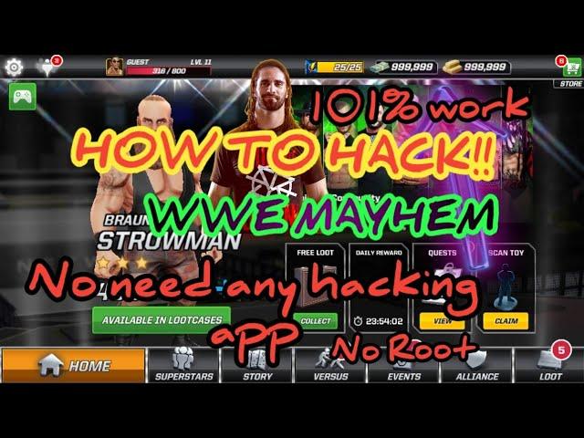 How to HACK wwe MAYHEM |