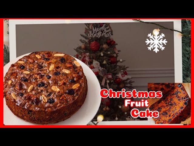 Christmas plum cake recipe with rum | Easy rich fruit cake recipe  | SONALI’S KITCHEN