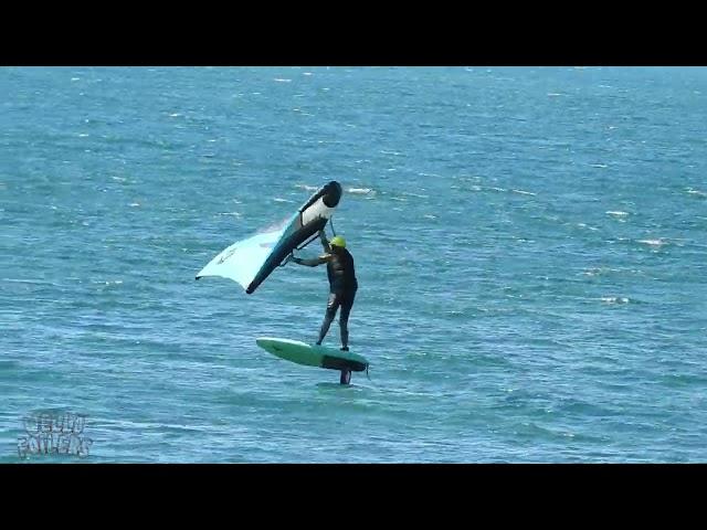 Blowing again Bowen Qld Wingfoiling Windfoiling